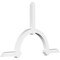 Ekena Millwork Ericson Architectural Grade PVC Gable Bracket, 84"W x 52 1/2"H x 4"D x 4"F, 15/12 Pitch GBP084X53X0404ERI00 - alternate 1